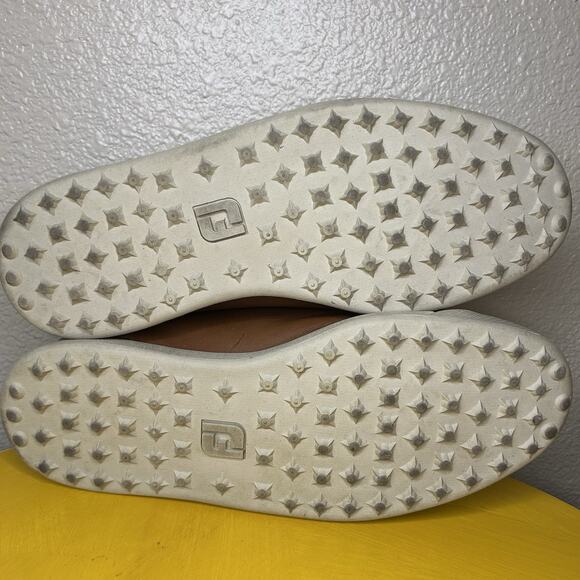 FootJoy FJ Contour Casual Mens 10 M Brown Leather 54222 Spikeless Golf Shoes - Picture 12 of 16